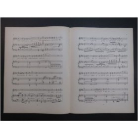 AUBERT Gaston Chers Souvenirs Pousthomis Piano Chant 1908