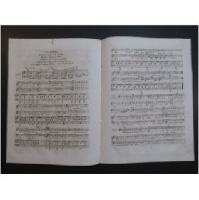 LAFONT Charles Philippe Les Fleurs Dédicace Chant Piano ca1820