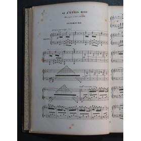 ADAM Adolphe Si j'étais Roi Opéra Chant Piano ca1855