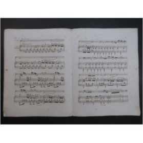 LOUIS N. Fantaisie sur Zerline Auber Piano Violon ca1855