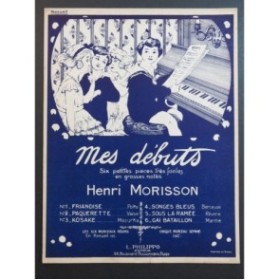 MORISSON Henri Mes Débuts 6 Pièces Piano