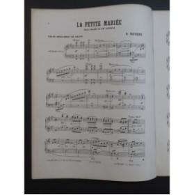 NUYENS Henri La Petite Mariée Valse Brillante Piano ca1876