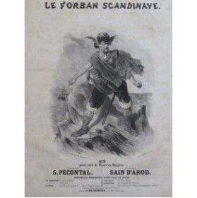 SAIN D'AROD P. Le Forban Scandinave Nanteuil Chant Piano ca1840