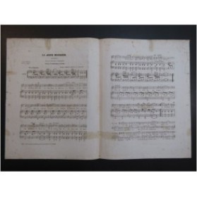 DE LATOUR Aristide La Jeune Marinière Chant Piano 1844
