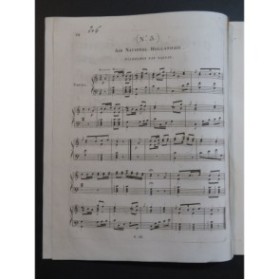 MESSEMAECKERS H. Air National Hollandais Varié Piano ca1820