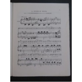 BOSSELET Ch. La Prière du Moine Chant Piano ca1870