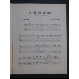 GRANGER P. La Fée des Roseaux Piano 4 mains XIXe siècle