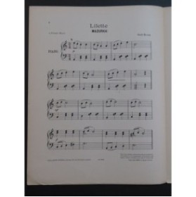 BRUSA Noël Lilette Piano 1909