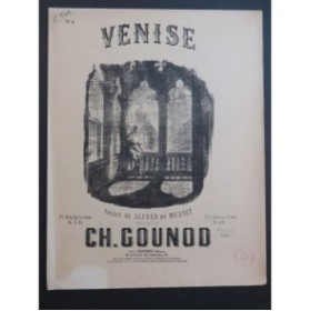 GOUNOD Charles Venise Chant Piano