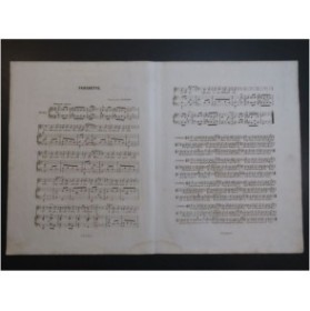 BÉRAT Frédéric Fanchette Nanteuil Chant Piano 1849