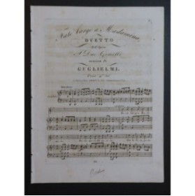 GUGLIELMI Pietro Fate largo a Madamina Chant Piano ca1810