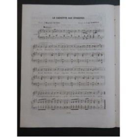 BORDÈSE Luigi La Cachette aux Épargnes Chant Piano ca1850