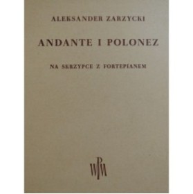 ZARZYCKI Aleksander Andante I Polonez Violon Piano 1950