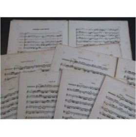 BACH J. S. Concerto en Ré mineur pour deux Violons Quatuor ca1852