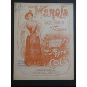 GOLL Ramon Manola Paso Doble Flamenco Piano 1920
