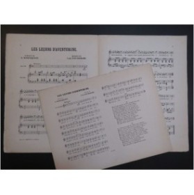 VAN BERGHE Carl Les Leçons d'Aventurine Chant Piano 1886
