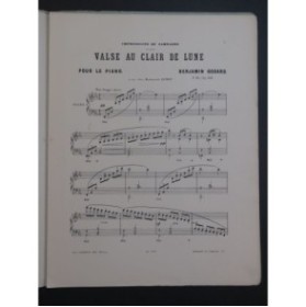 GODARD Benjamin Valse au Clair de Lune Piano 1892