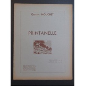 MOUCHET Gustave Printanelle Violon Piano ca1925
