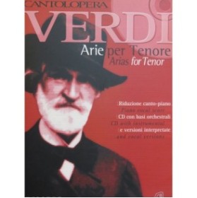 VERDI Giuseppe Arie per Tenore Chant Piano CD 2001