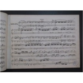 MOZART W. A. Sonate en Do Majeur Piano 4 mains ca1840