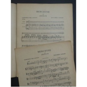 GODARD Benjamin Berceuse de Jocelyn Piano Violoncelle 1923
