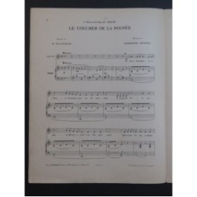MISSA Edmond Le Coucher de la Poupée Chant Piano ca1895