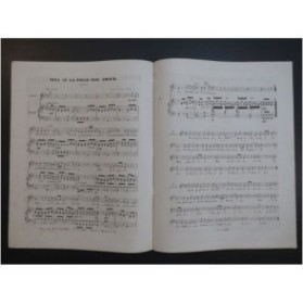 DALAYRAC Nicolas Quand le Bien Aimé Reviendra Chant Piano ca1850
