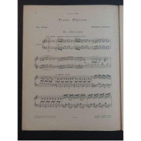 POULENC Francis Toccata Pièce No 2 Piano 1933