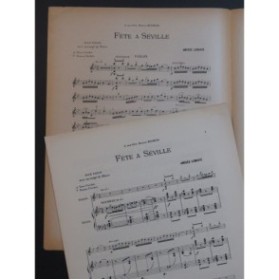 LEMARIÉ Amédée Fête à Séville Violon Piano 1946