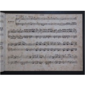 ROSSINI G. Marche sur Moïse en Egypte Piano 4 mains ca1825