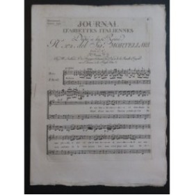 MORTELLARI Michele Al mio ben a lei che adoro Chant Orchestre 1790