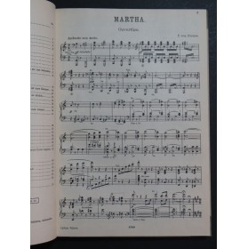 DE FLOTOW F. Martha Opéra en allemand Chant Piano