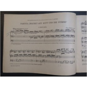 DISTLER Hugo Orgelpartita op 8 Orgue 1935