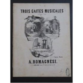 ROMAGNESI Antoine Sans Tambour ni Trompette Chant Piano ca1840