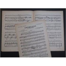 WEISSHEYER J. Contemplation Violon Piano ou Harpe
