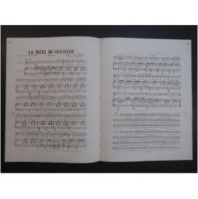 CHERET P. La Mère du Chasseur Chant Piano ca1862