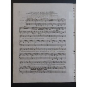 DACOSTA Franco Consigne à mon Portier Chant Piano ou Harpe ca1820