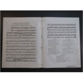 DACOSTA Franco Consigne à mon Portier Chant Piano ou Harpe ca1820