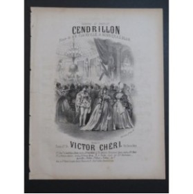 CHÉRI Victor Cendrillon Chant Piano XIXe siècle