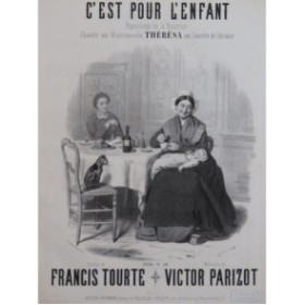 PARIZOT Victor C'est pour l'Enfant Chant Piano XIXe siècle
