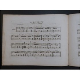 STRAUSS Isaac La Favorite Piano ca1850