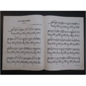 WALLERSTEIN A. Un Premier Amour Piano XIXe siècle