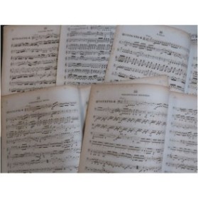 BOCCHERINI Luigi Six Quintetti op 37 10e Livre Violons Altos Violoncelle ca1815
