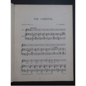 MOLLOY J. L. The Carnival Chant Piano 1892