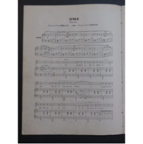 HENRION Paul Aimer Chant Piano ca1840