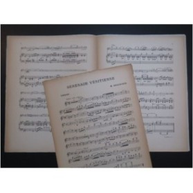 BELLECOUR Maurice Sérénade Vénitienne Violon Piano