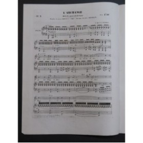 HENRION Paul L'Archange Chant Piano ca1850