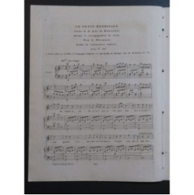 PRADHER Louis Le Petit Hermitage Chant Piano ca1810