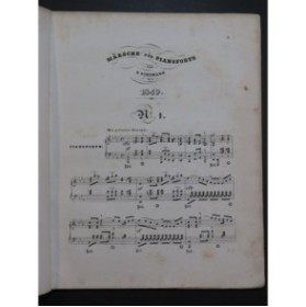 SCHUMANN Robert IV Märsche op 76 Piano 1849