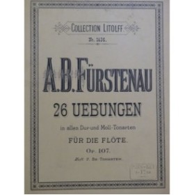 FÜRSTENAU A. B. 26 Uebungen op 107 Heft 2 Flûte